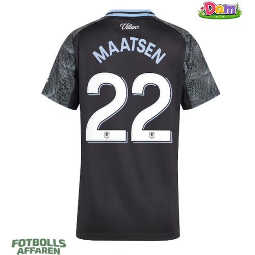 Aston Villa Ian Maatsen #22 Bortatröja Kvinnor 2025-26 Kortärmad